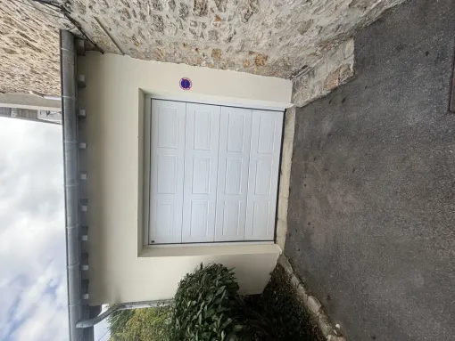 Peinture, entrée de garage Courtras, Coutras, Mr Waren