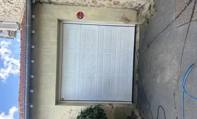 Peinture, entrée de garage Courtras, Coutras, Mr Waren