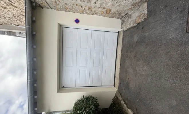 Peinture, entrée de garage Courtras, Coutras, Mr Waren